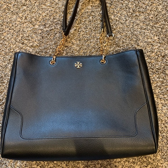 Tory Burch Marsden Pebbled Leather Tote - Picture 3 of 6
